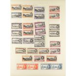 ASCENSION 1937 - 1952 MINT COLLECTION of 130+ stamps with most omnibus sets incl pairs, 1938