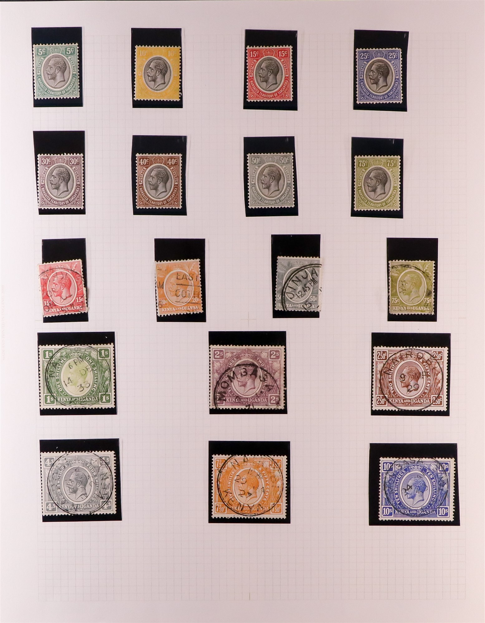 K.U.T. 1903 - 1935 VALUABLE COLLECTION of fine mint & used stamps incl. 1903 5r mint, 1904-07 10r ( - Image 6 of 7