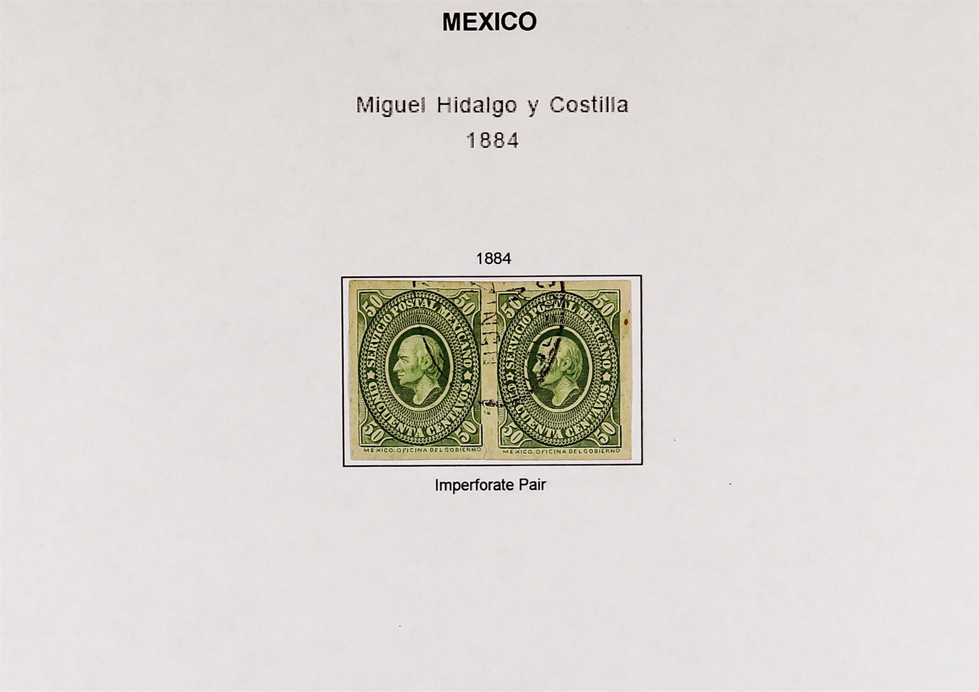 MEXICO 1872 - 1910 EXTENSIVE COLLECTION of over 300 mint & used stamps with a degree of - Image 15 of 32