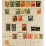 COLLECTIONS & ACCUMULATIONS PAIR "NEW IDEAL" ALBUMS. A collection of mint & used stamps in volumes I