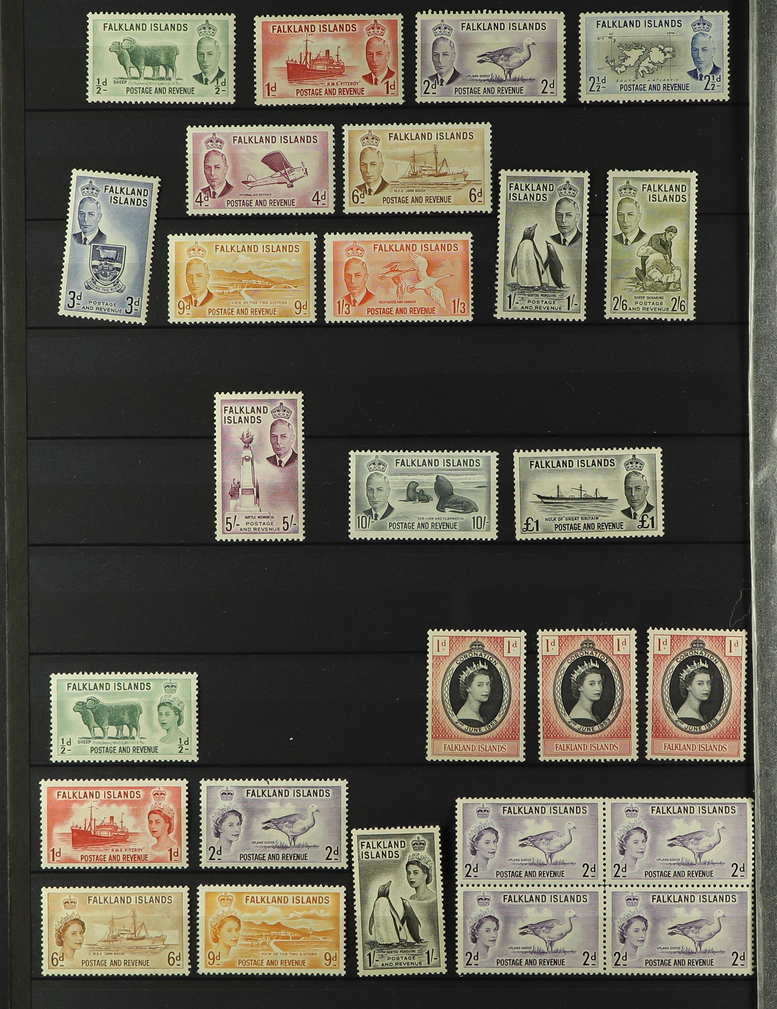 FALKLAND IS. 1891 - 1990's MINT / MOSTLY NEVER HINGED MINT ASSORTMENT of stamps on protective pages, - Image 3 of 11