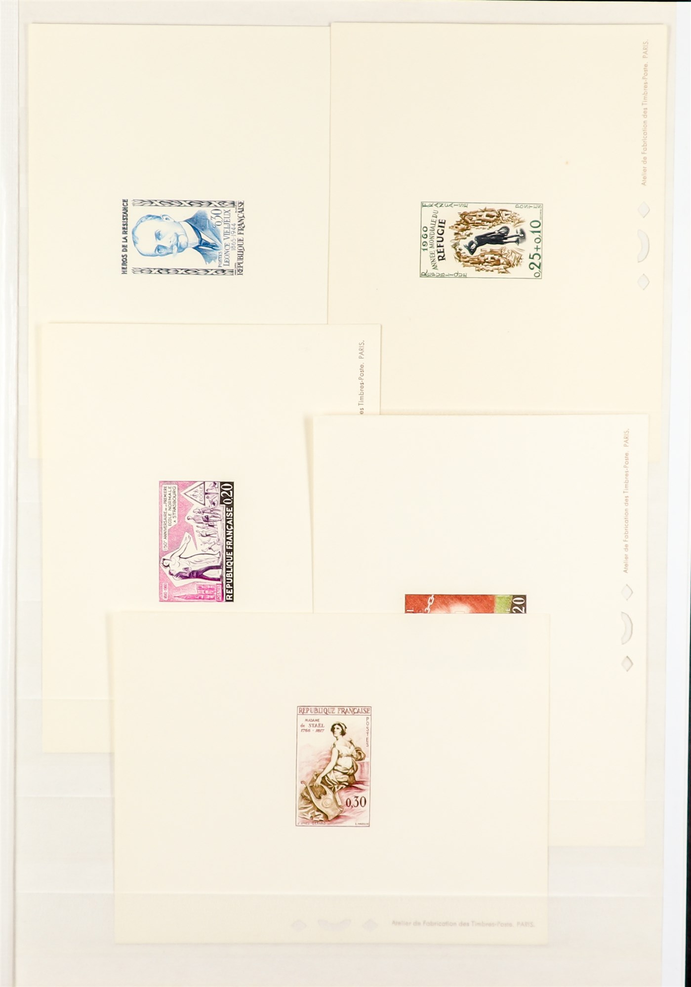 FRANCE 1960 - 1963 EPREUVES DE LUXE collection of 48 items incl 1960 Annexation of Nice and Savoy - Image 3 of 10