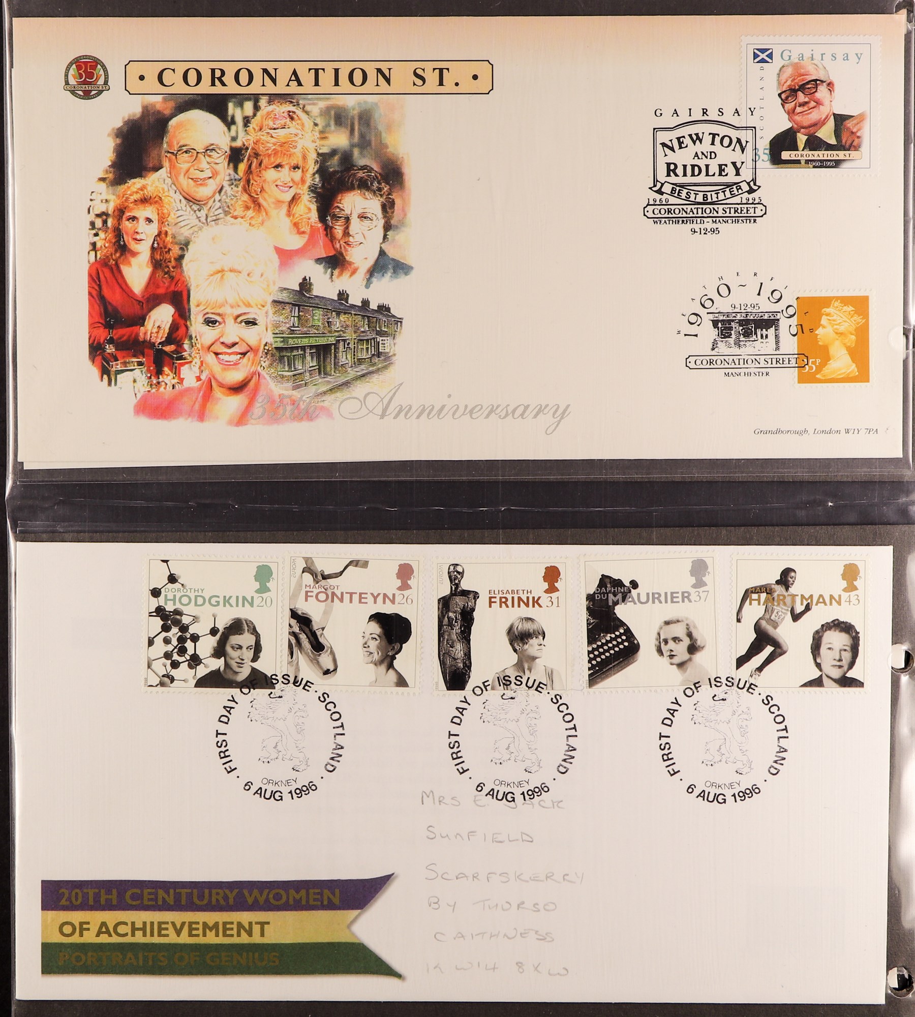GB.FIRST DAY COVERS 1962 - 1990 COLLECTION of 'Regional' covers in 3 albums. Also includes loose - Image 17 of 34