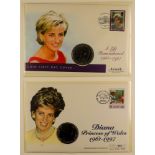 COLLECTIONS & ACCUMULATIONS DIANA PRINCESS OF WALES 1997-2001 world collection of never hinged