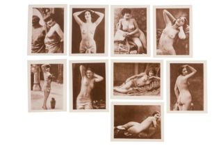 A COLLECTION OF FRENCH VINTAGE EROTIC POSTCARDS