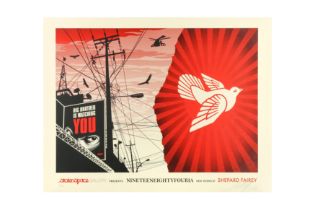 SHEPARD FAIREY (AMERICAN B. 1970) No Reserve