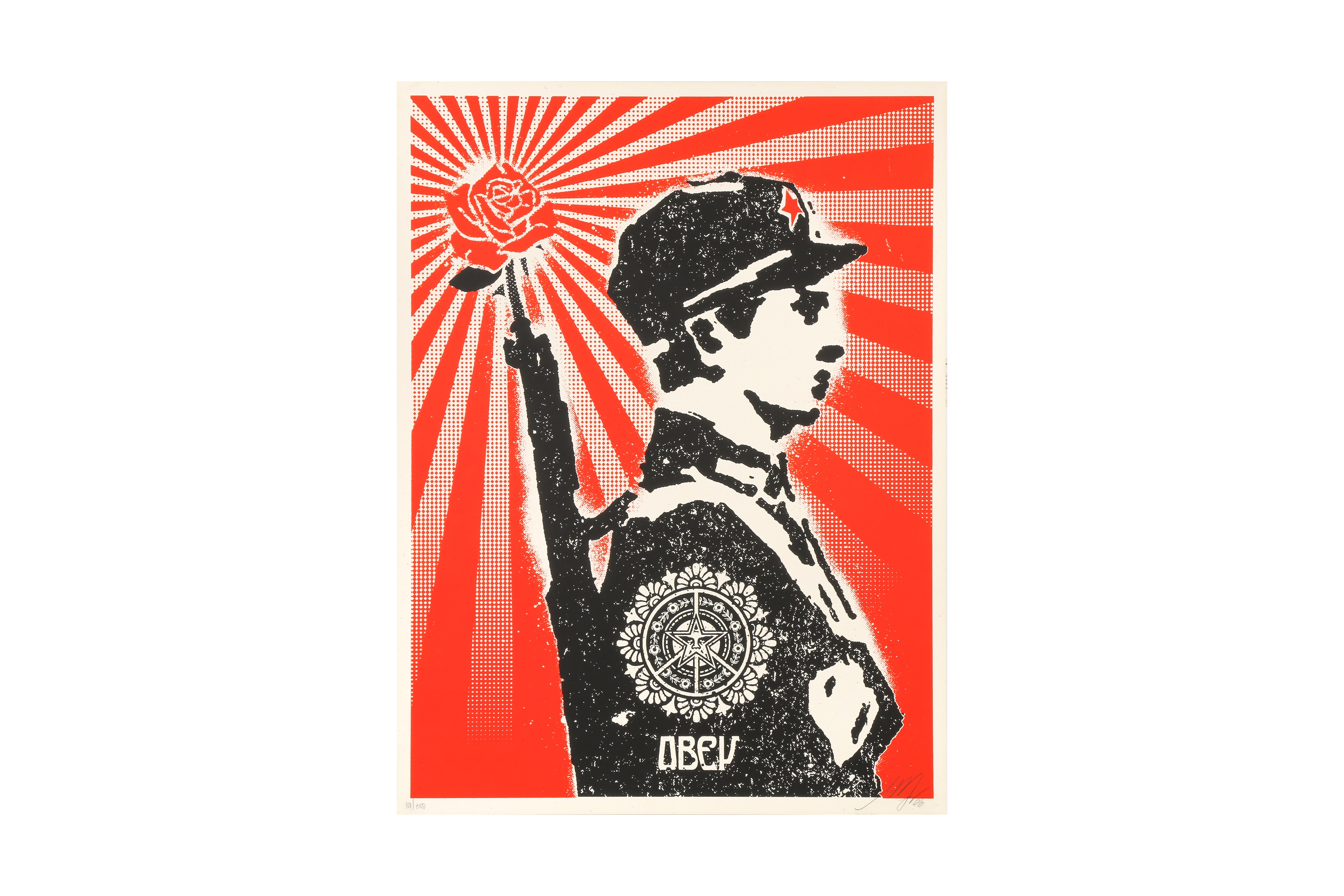 SHEPARD FAIREY (AMERICAN B. 1970) No Reserve