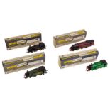 A GROUP OF FOUR WRENN OO GAUGE STEAM LOCOMOTIVES 