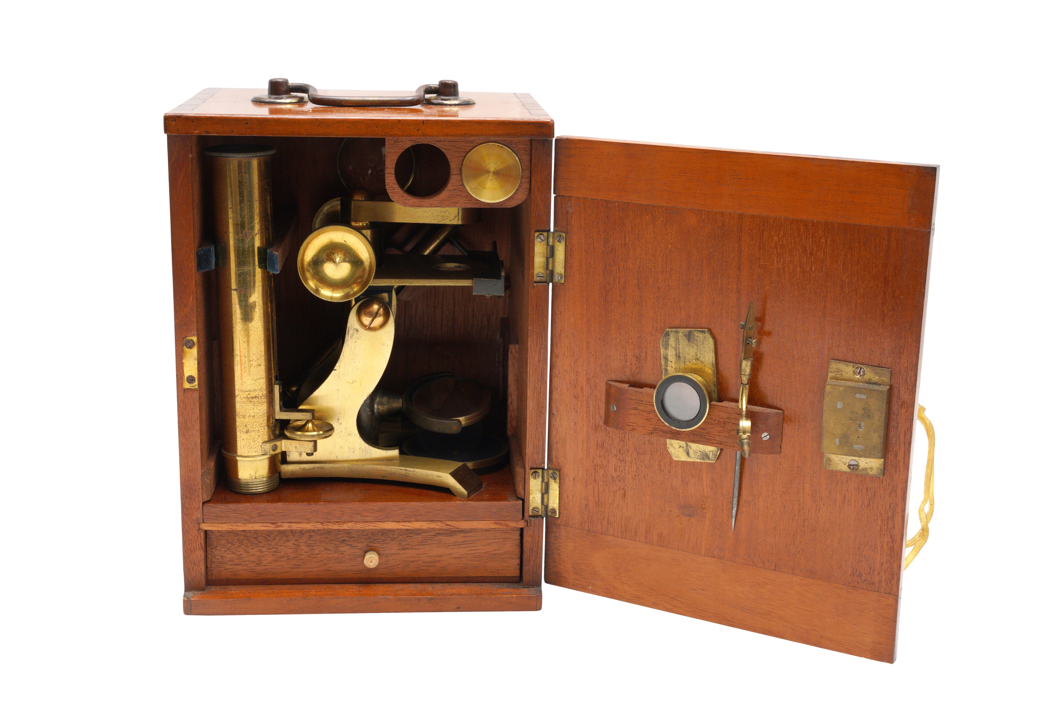 A J.H. STEWARD MICROSCOPE, 19TH CENTURY