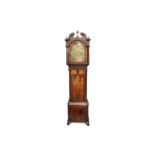 A GEORGE III MAHOGANY CASED LONGCASE CLOCK, LATE 18TH CENTURY