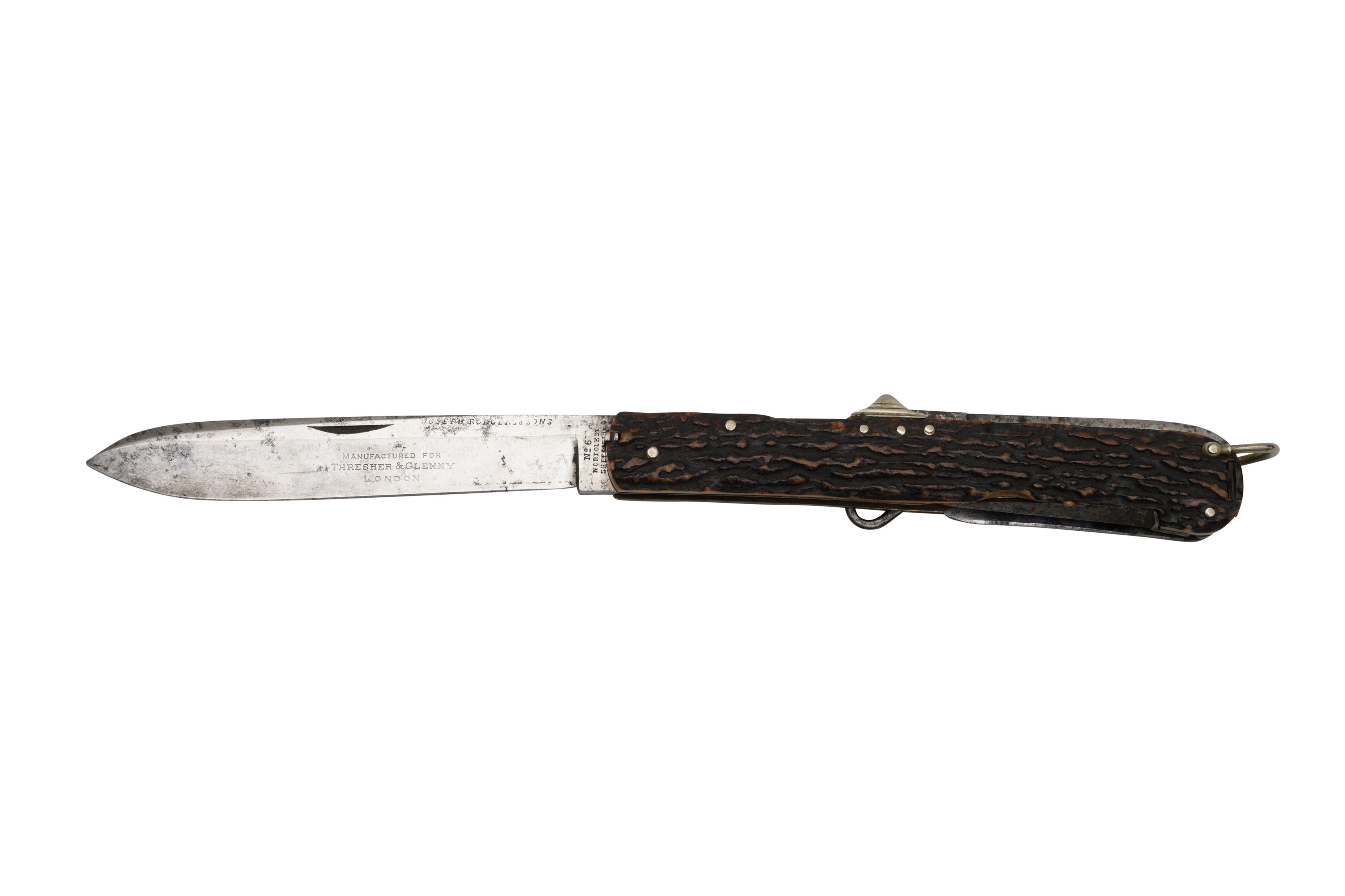 AN EARLY 19TH CENTURY SPORTSMAN'S UTILITY KNIFE - Image 3 of 4