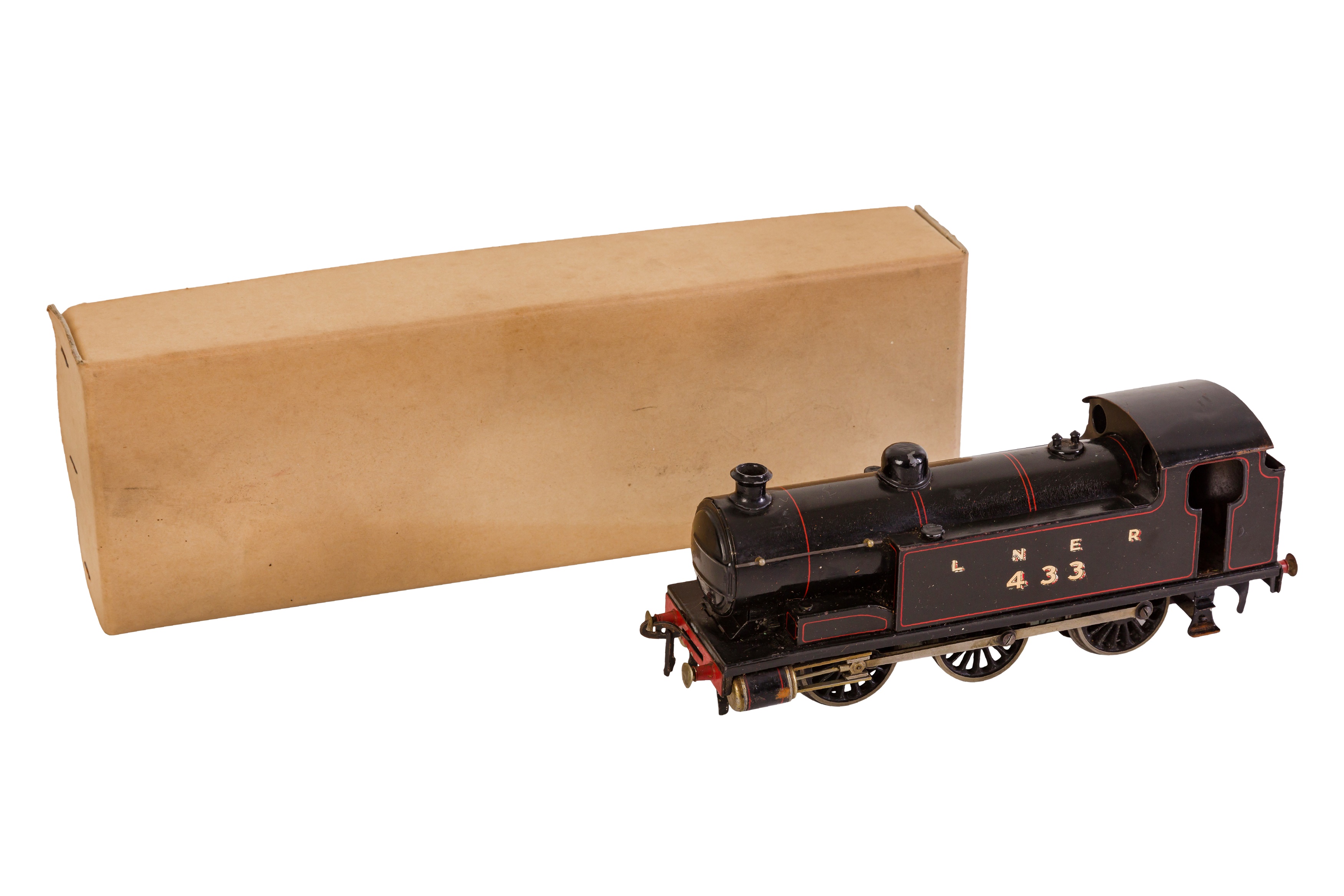 A BASSETT-LOWKE O GAUGE ELECTRIC LOCOMOTIVE, LNER 0-6-0