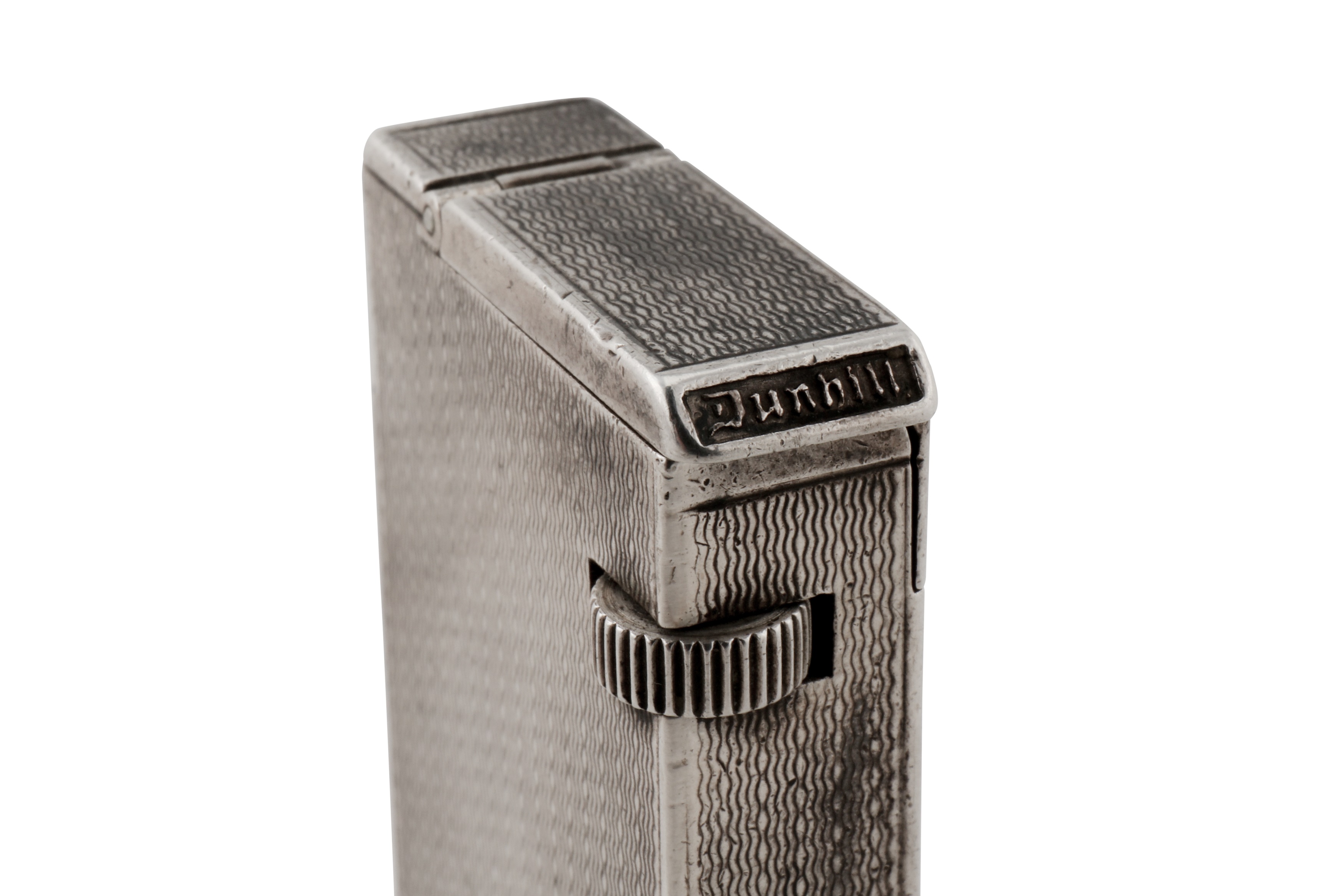 A George VI sterling silver lighter, London 1948 by Alfred Dunhill - Bild 4 aus 5