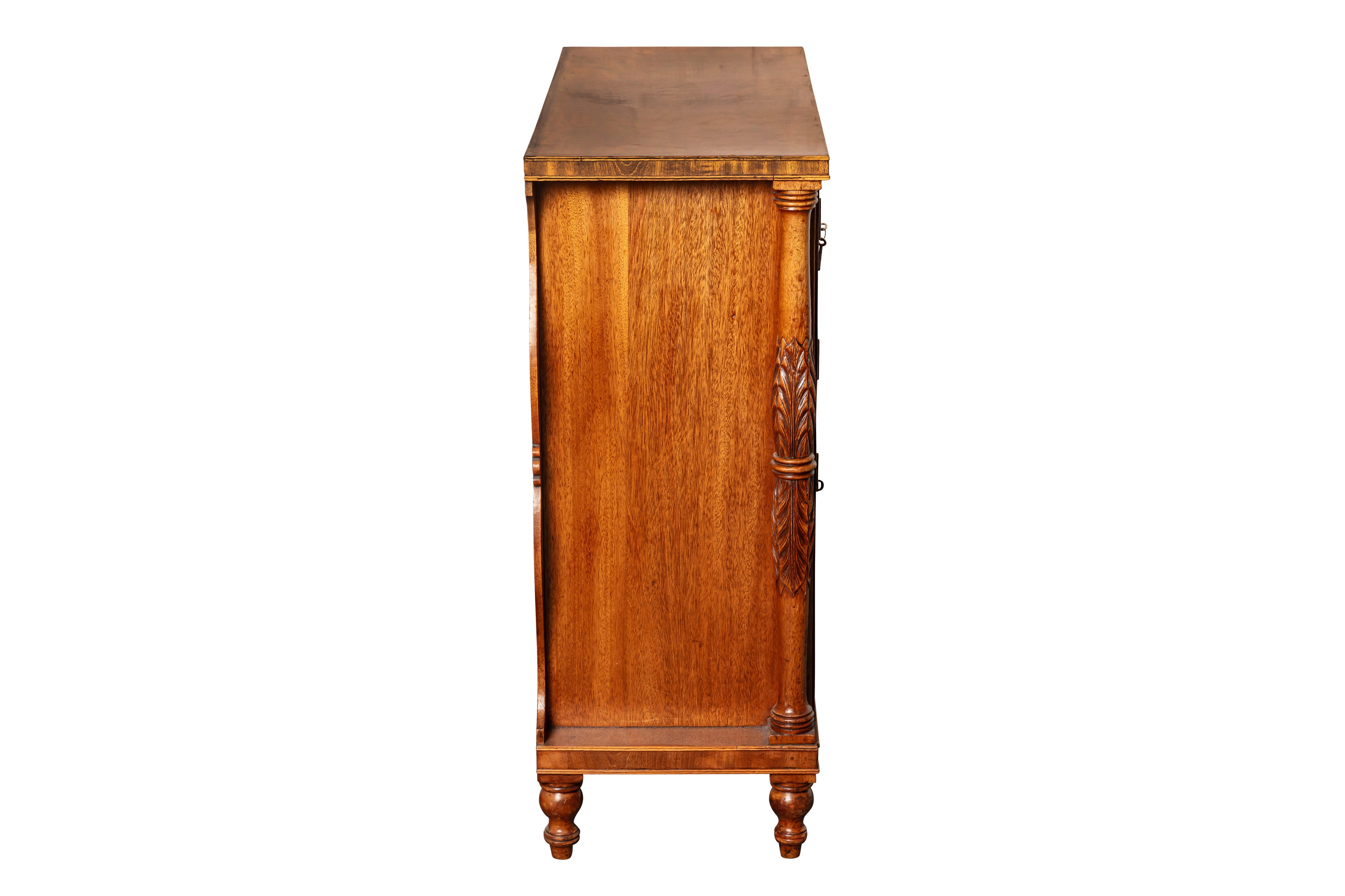 A REGENCY STYLE MAHOGANY SIDE CABINET, 19TH CENTURY - Image 2 of 4