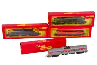 A GROUP OF FOUR TRIANG-HORNBY TRANSCONTINENTAL OO GAUGE LOCOMOTIVES
