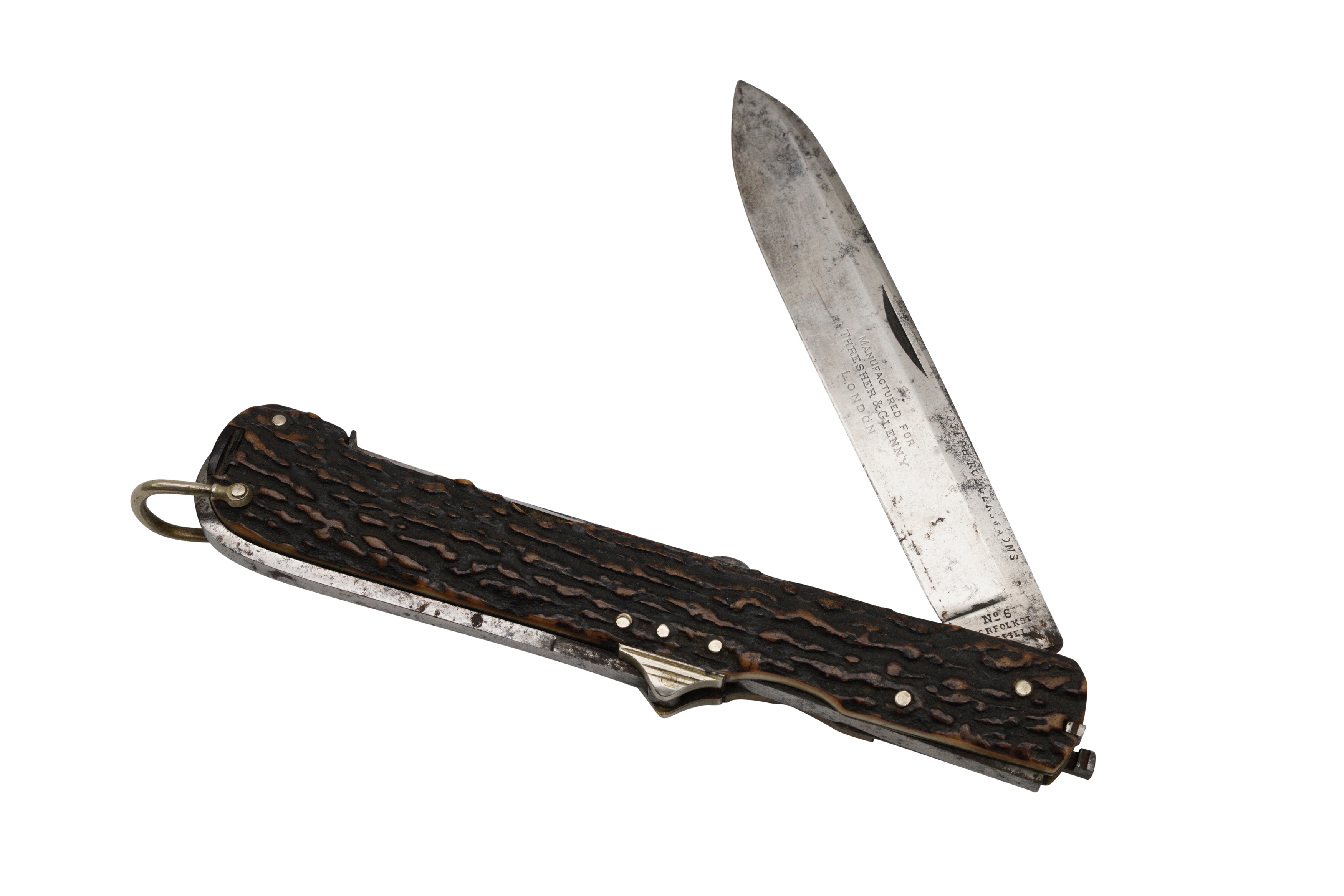 AN EARLY 19TH CENTURY SPORTSMAN'S UTILITY KNIFE