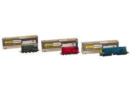 A GROUP OF THREE WRENN OO GAUGE DIESEL LOCOMOTIVES 