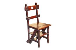 A VICTORIAN METAMORPHIC CHAIR