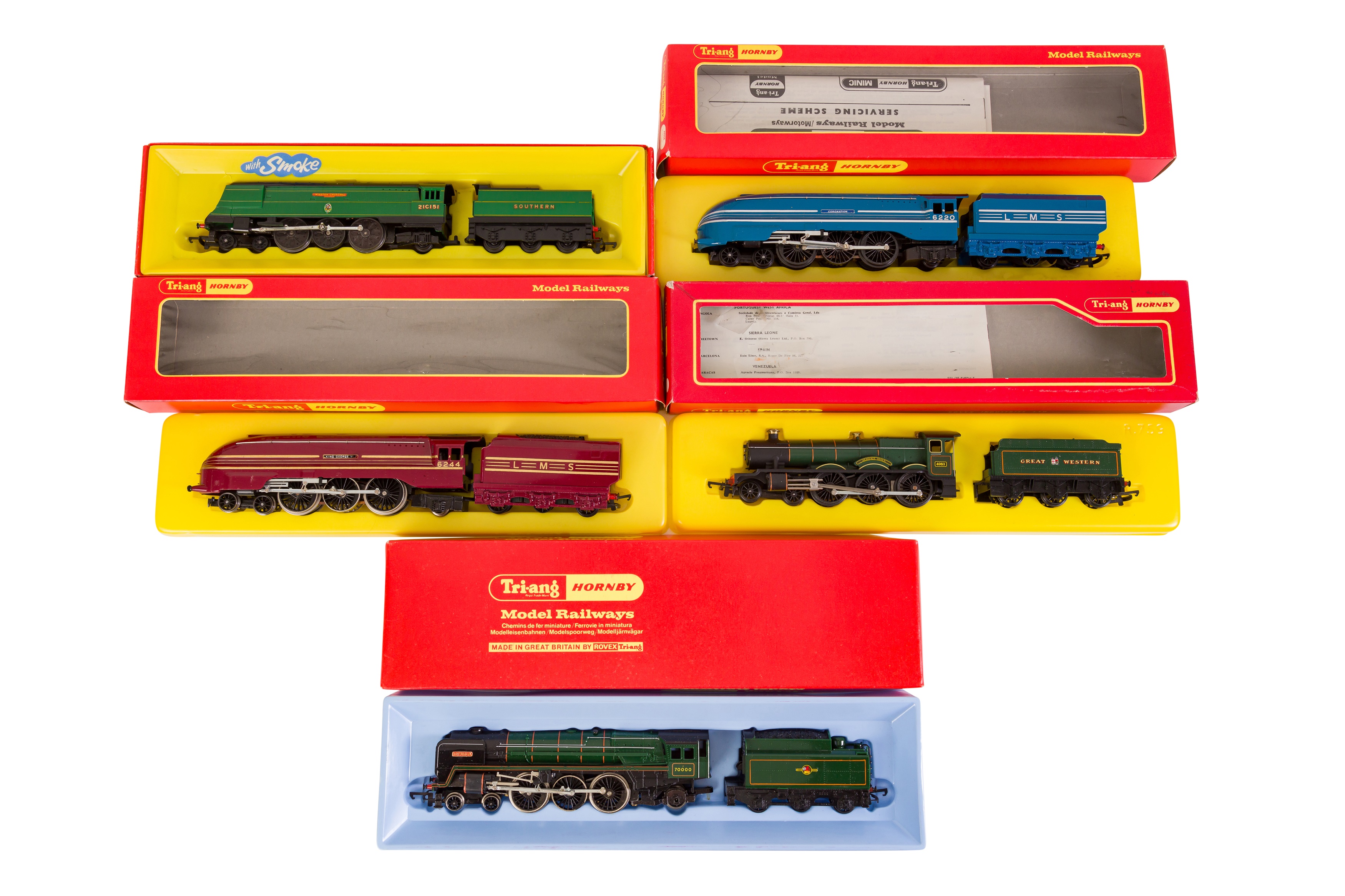 FIVE BOXED HORNBY TRIANG OO GAUGE STEAM LOCOMOTIVES - Image 2 of 4