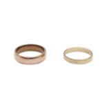 TWO BAND RINGS