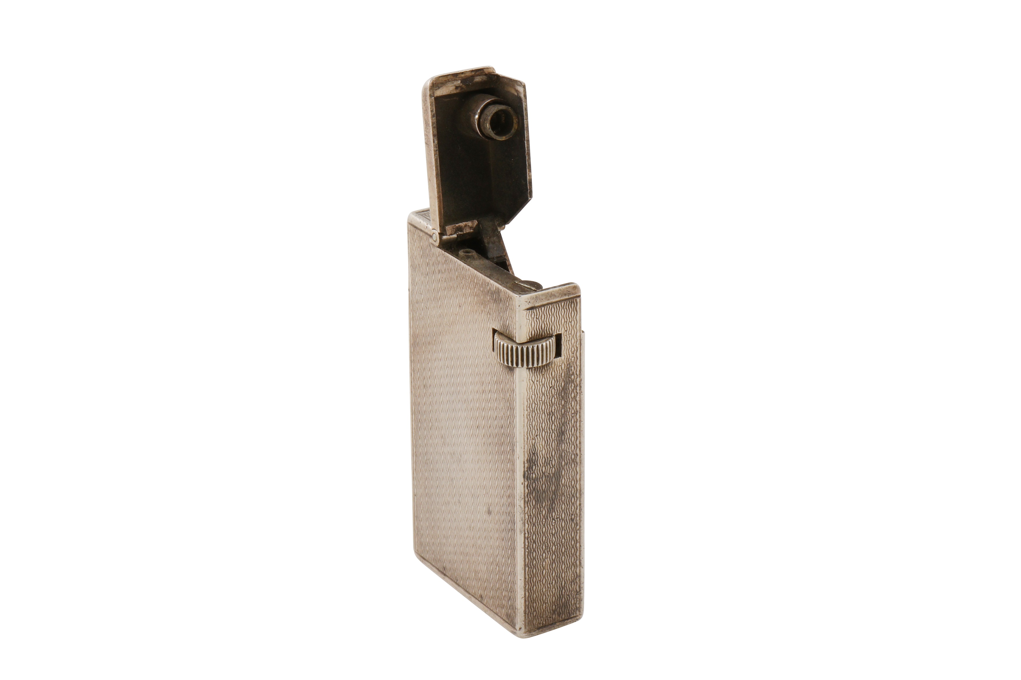 A George VI sterling silver lighter, London 1948 by Alfred Dunhill - Bild 2 aus 5