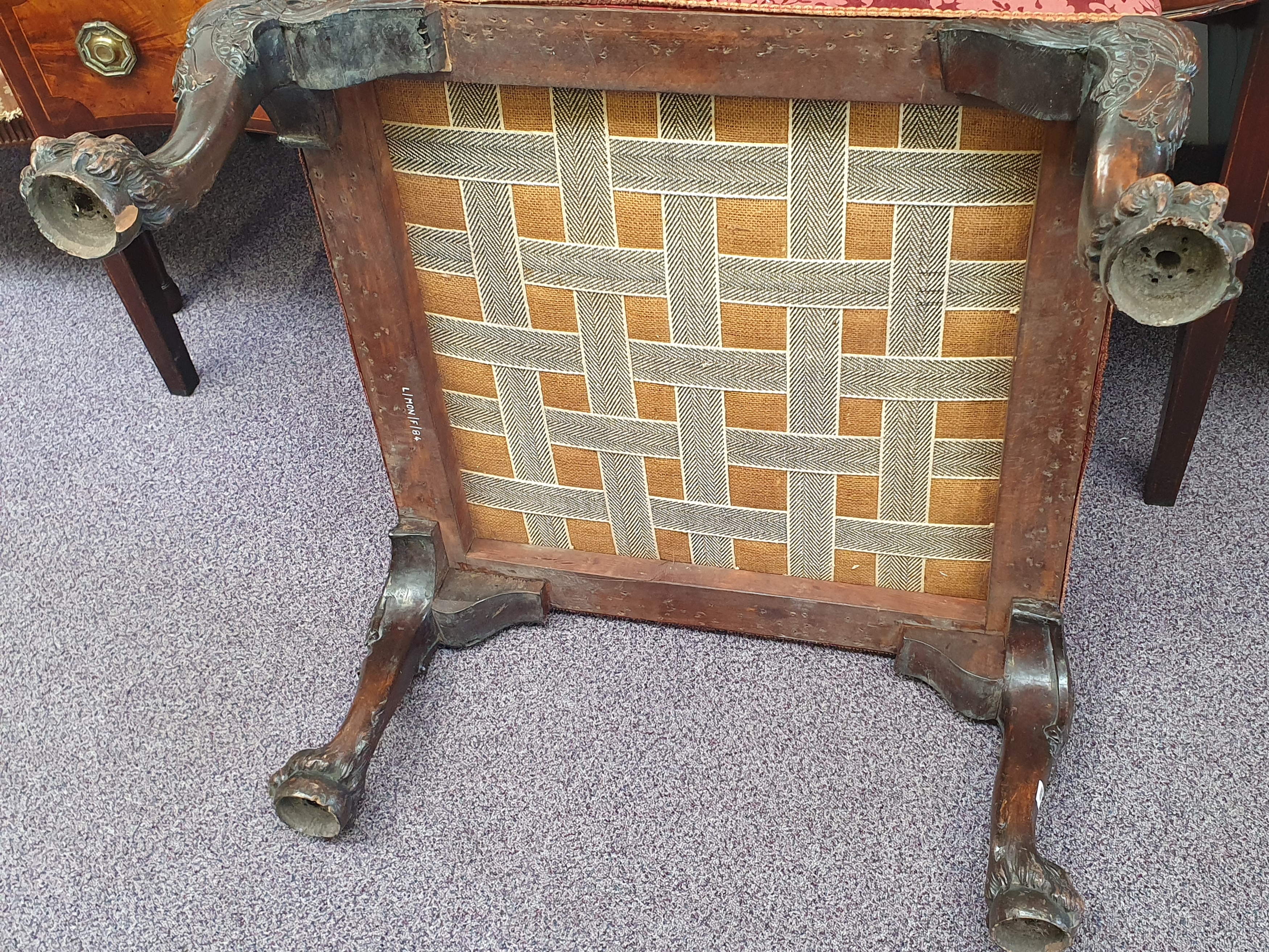 A MAHOGANY STOOL, PROBABLY IRISH, CIRCA 1750 - Image 9 of 13