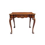 A GEORGE II MAHOGANY SIDE TABLE, POSSIBLY IRISH, CIRCA 1750