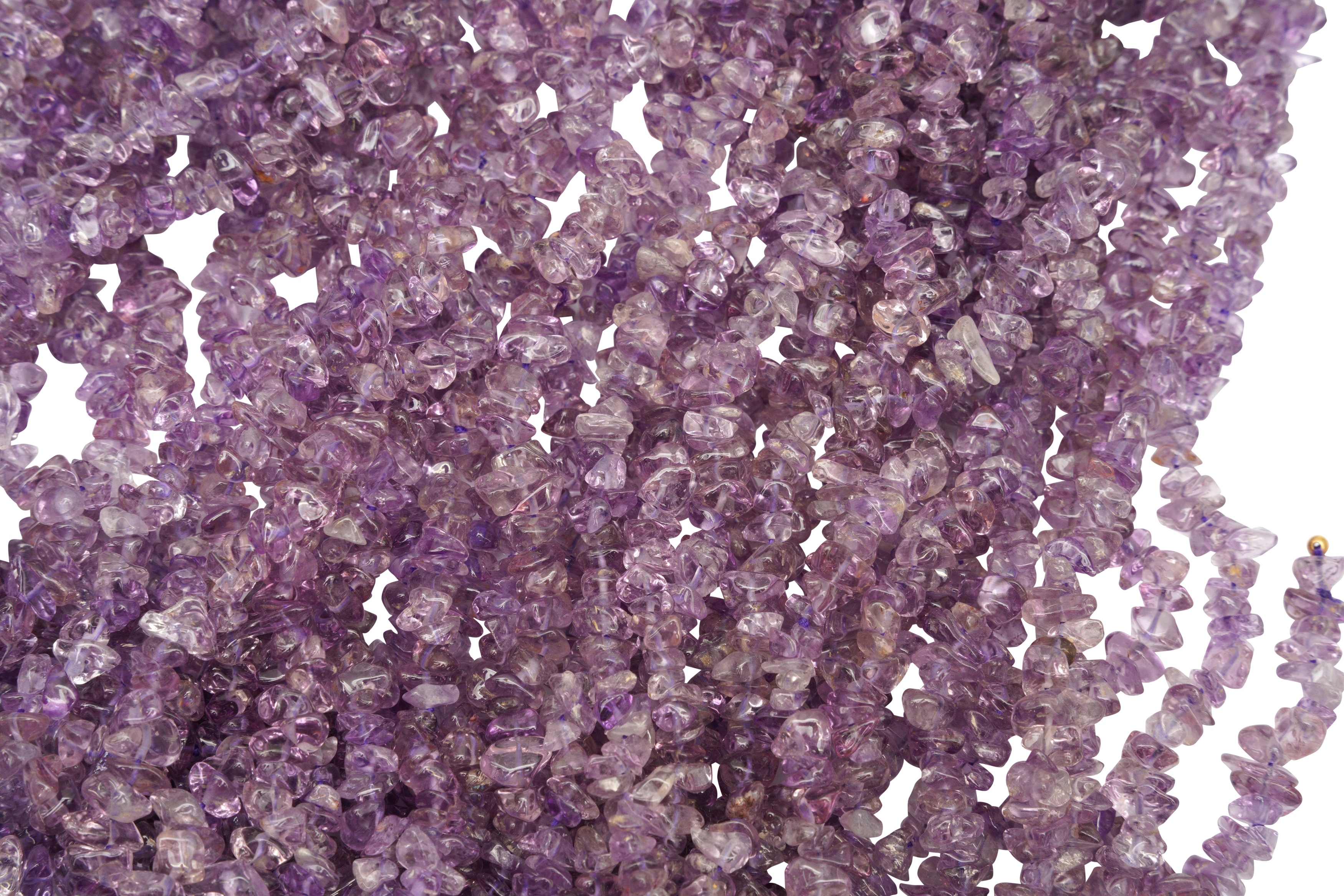 AN AMETHYST MULTI-STRAND NECKLACE - Image 2 of 2