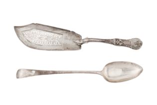 A William IV sterling silver fish slice, London 1830 by William Eaton