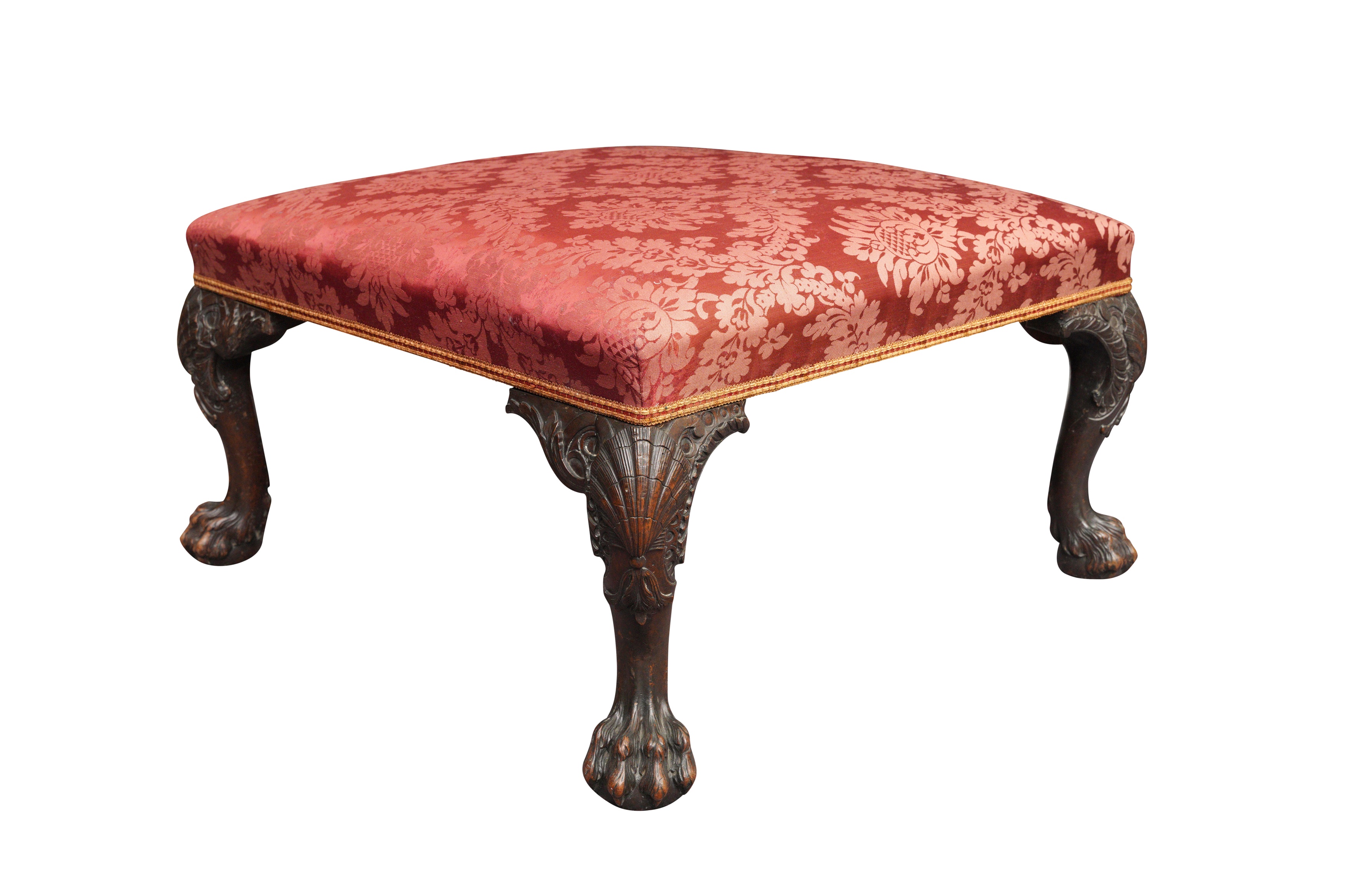 A MAHOGANY STOOL, PROBABLY IRISH, CIRCA 1750 - Image 2 of 13