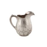 A mid-20th century American sterling silver jug or pitcher, import marks for Sheffield 1968 by ESP