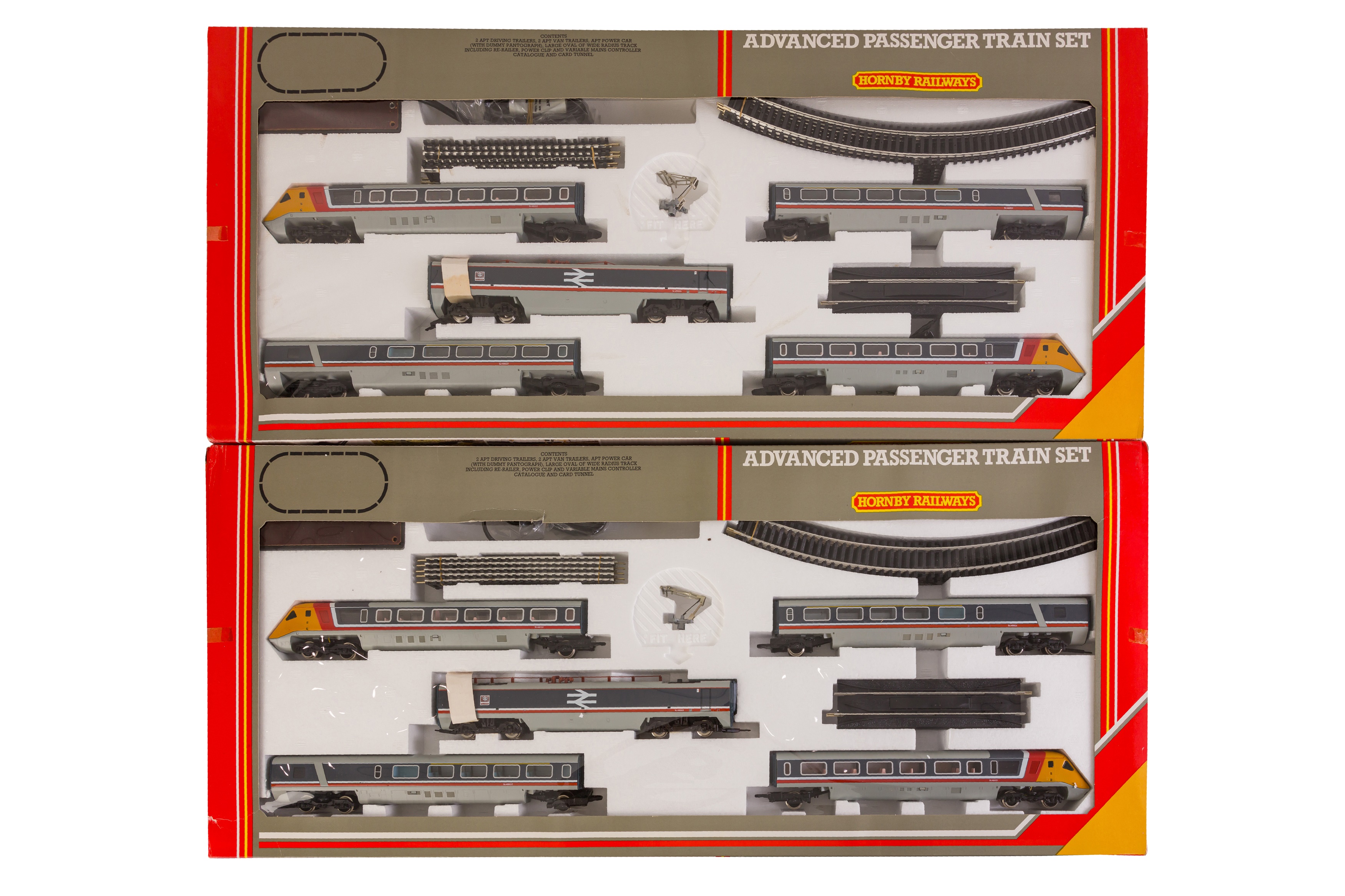 A HORNBY TRADE BOX CONTAINING TWO R543 ADVANCED PASSENGER TRAIN SETS - Image 2 of 3