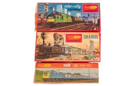 A GROUP OF THREE TRIANG HORNBY OO GAUGE TRAIN SETS