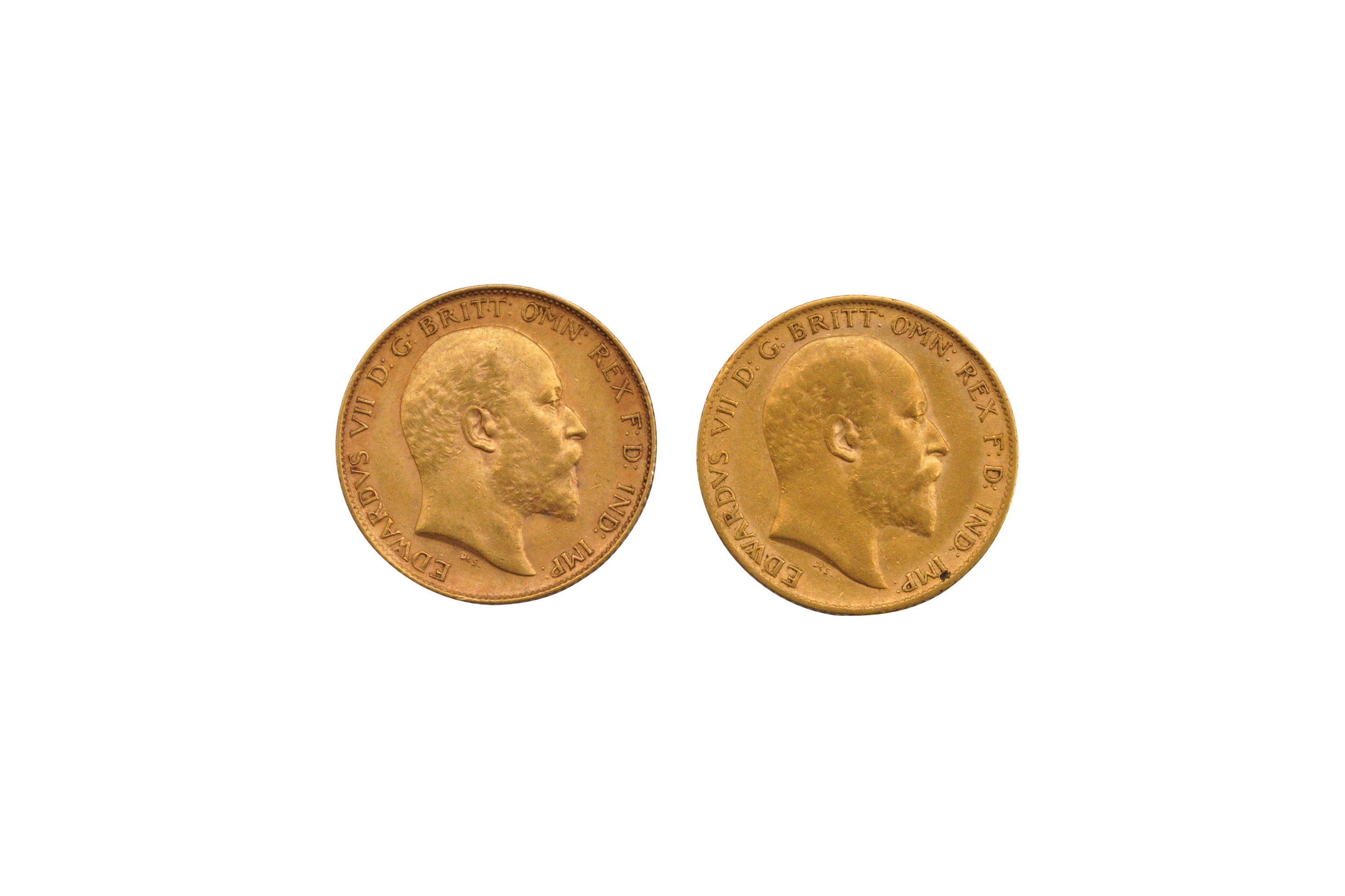 TWO HALF SOVEREIGN COINS - Image 2 of 2