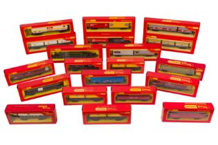 A LARGE GROUP OF TRIANG HORNBY OO GAUGE GOODS WAGONS