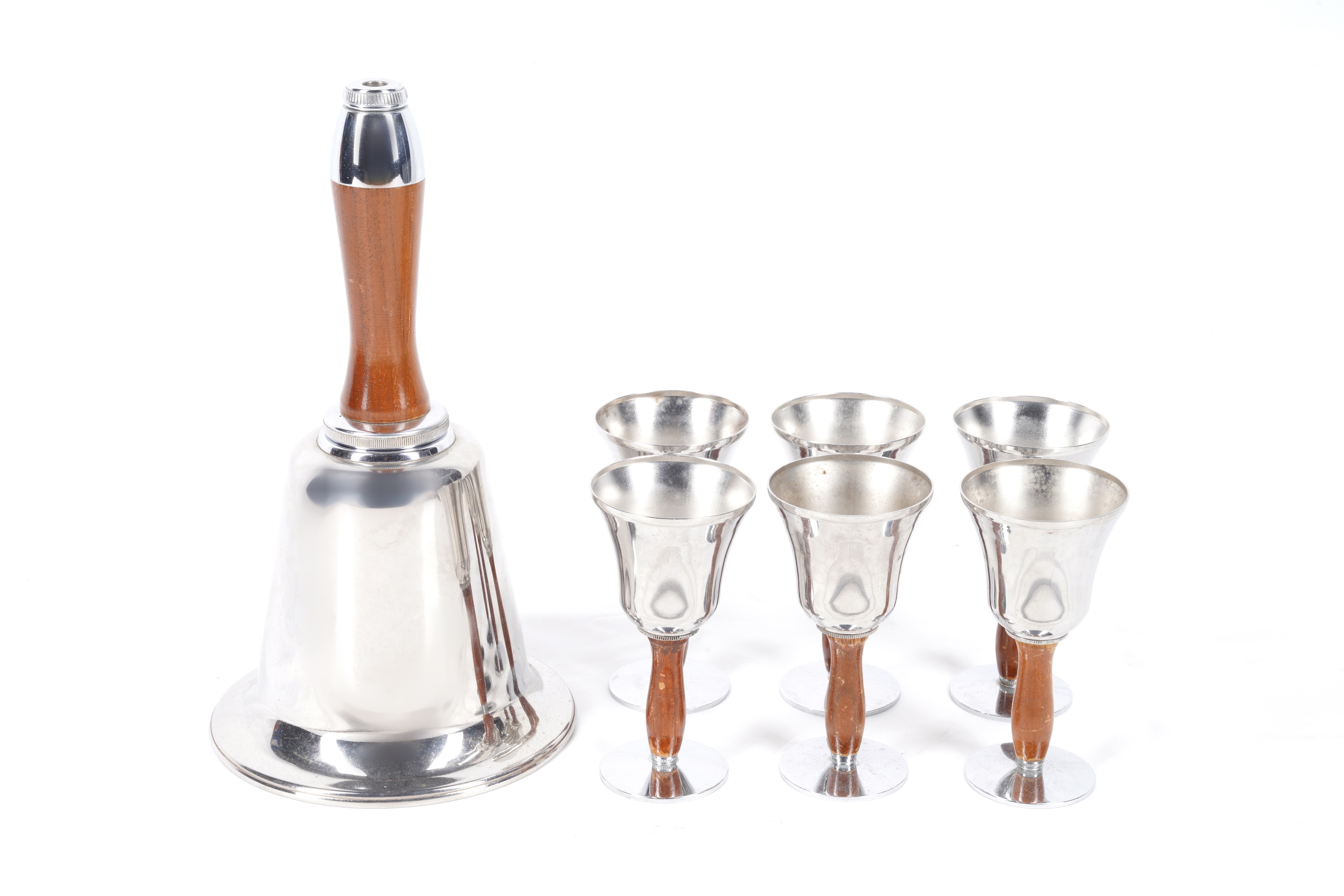 AN ART DECO BELL COCKTAIL SET