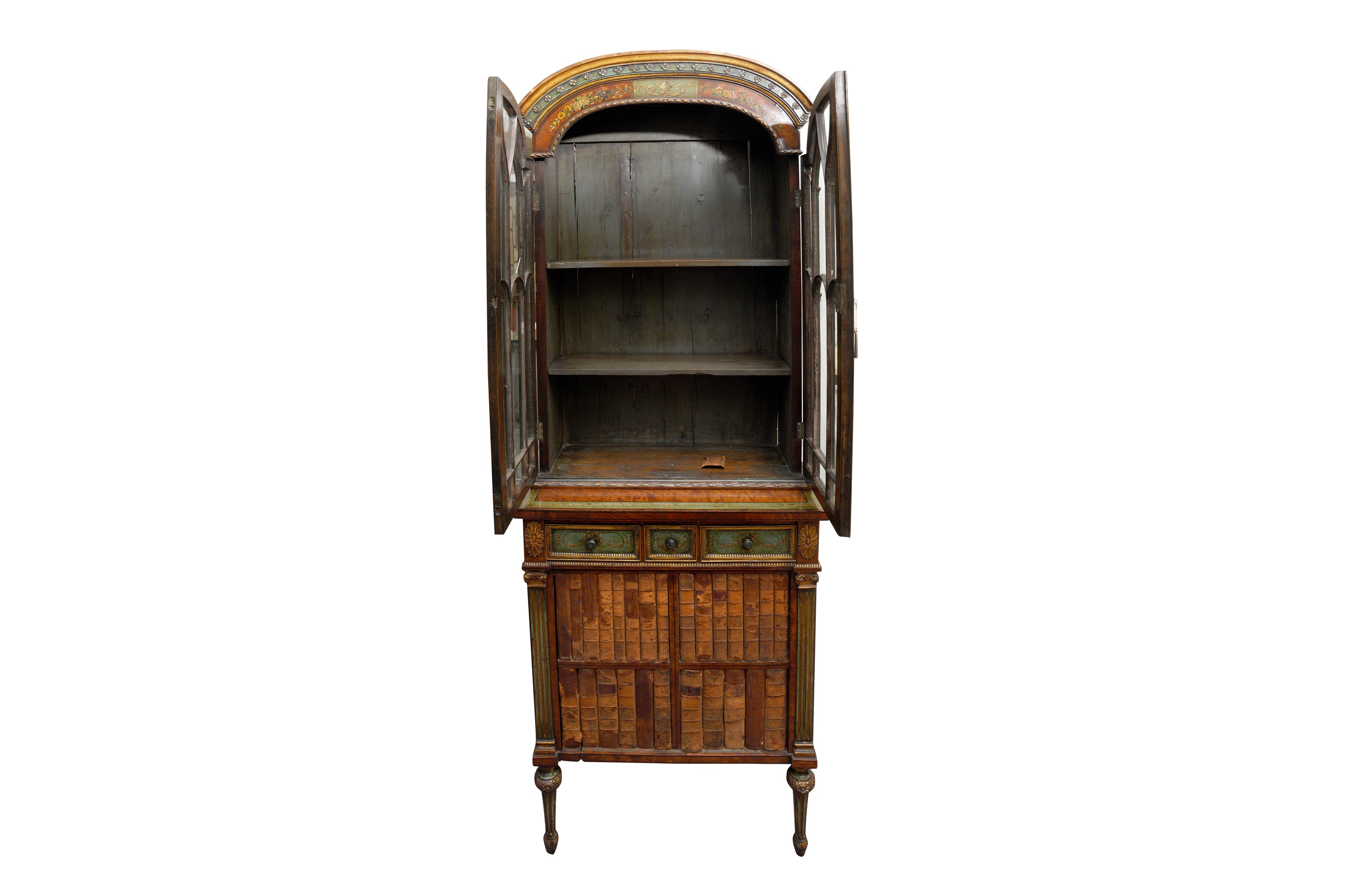 A SHERATON STYLE SATINWOOD CABINET, LATE 18TH CENTURY - Image 3 of 16