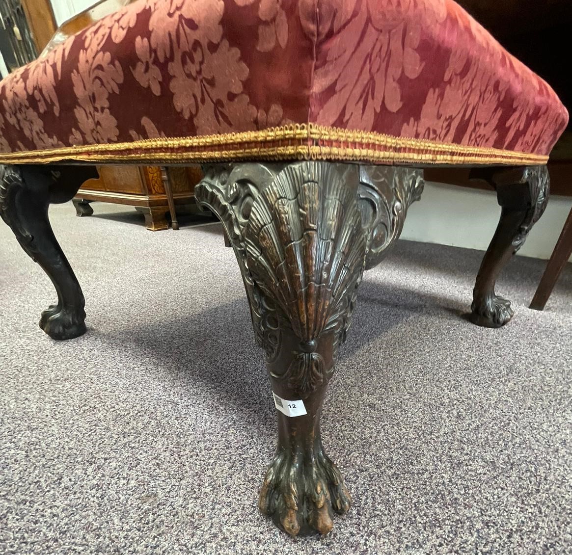 A MAHOGANY STOOL, PROBABLY IRISH, CIRCA 1750 - Image 5 of 13