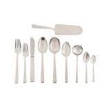 A mid-20th century Danish sterling silver part-table service of flatware / canteen, circa 1940 by Ka