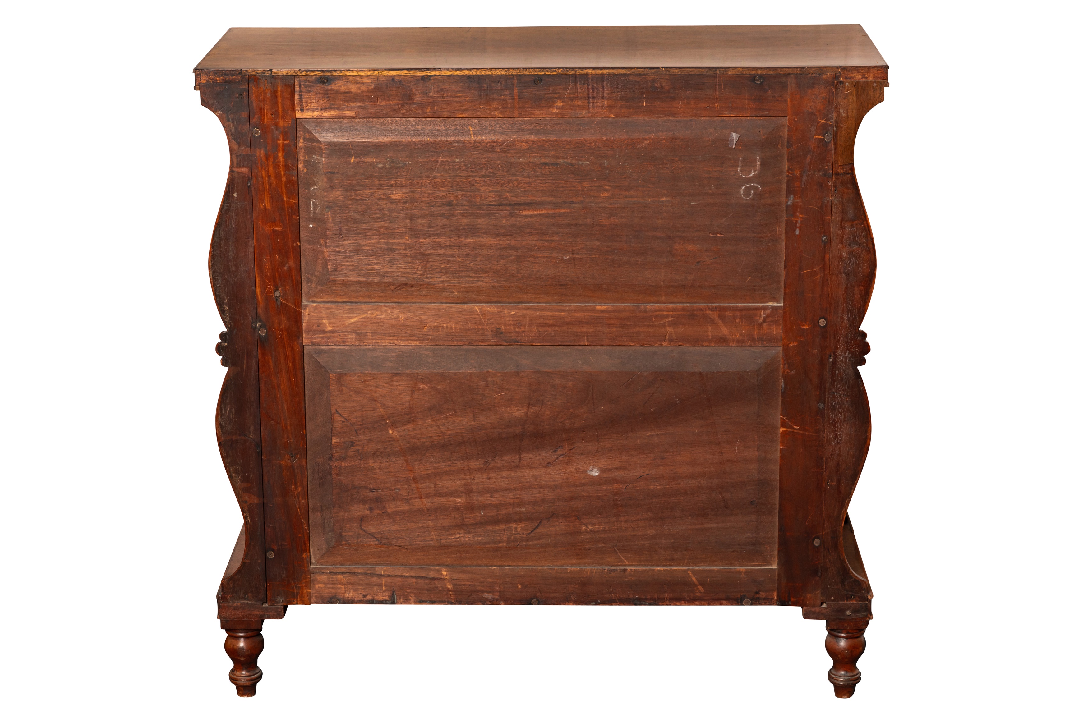 A REGENCY STYLE MAHOGANY SIDE CABINET, 19TH CENTURY - Image 3 of 4