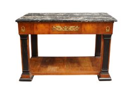 AN EMPIRE CONSOLE TABLE 