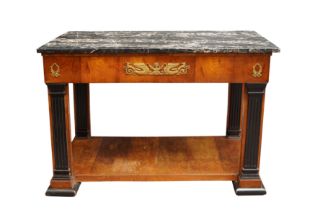 AN EMPIRE CONSOLE TABLE