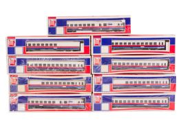 A JOUEF HO GAUGE AMTRAK 9 CAR TRAIN MULTIPLE UNIT