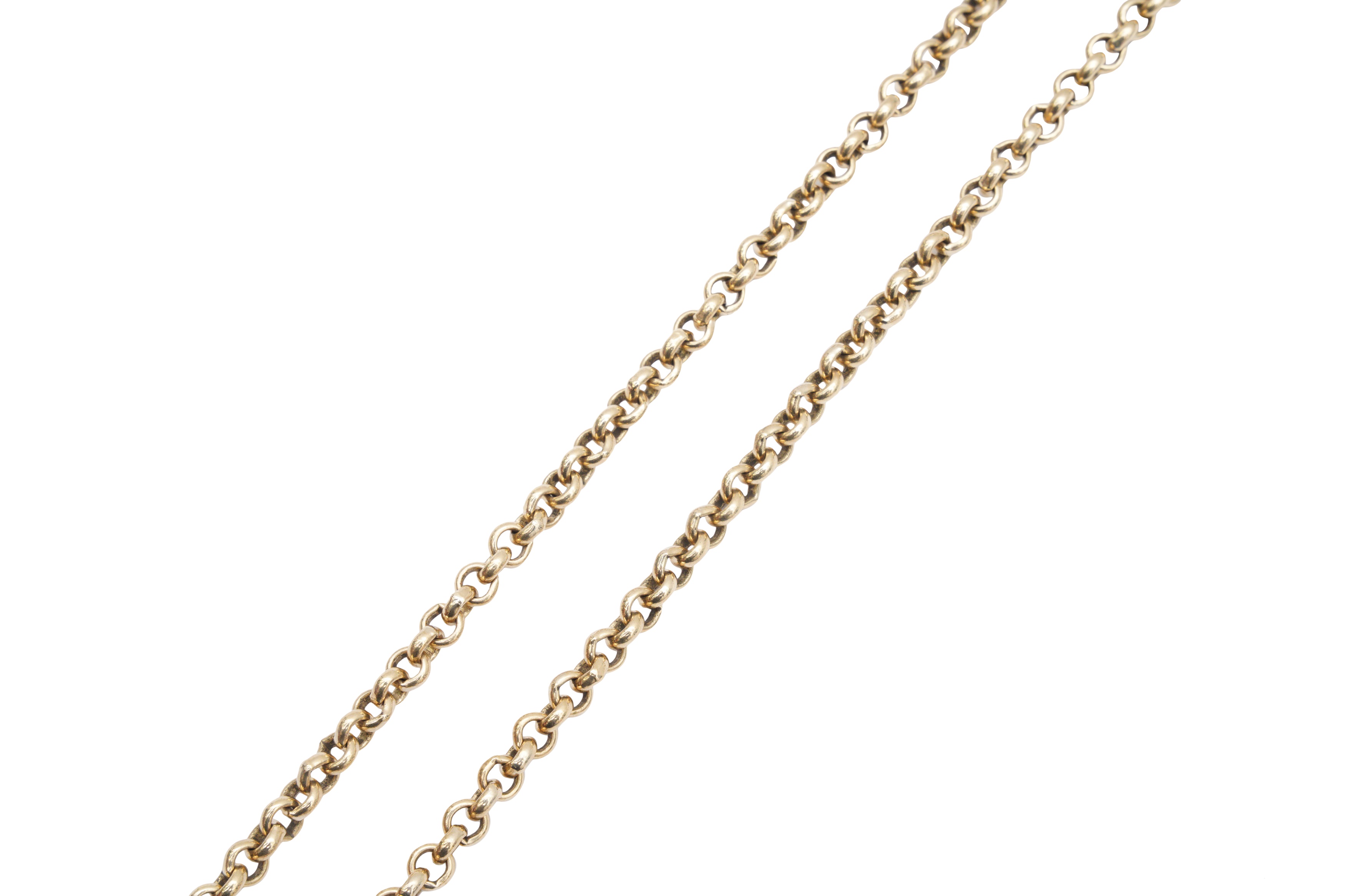 A 9CT GOLD FANCY-LINK CHAIN - Image 2 of 2