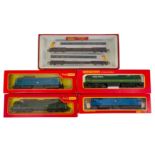 A GROUP OF TRIANG HORNBY AND HORNBY DIESEL AND ELECTRIC OO GAUGE LOCOMOTIVES