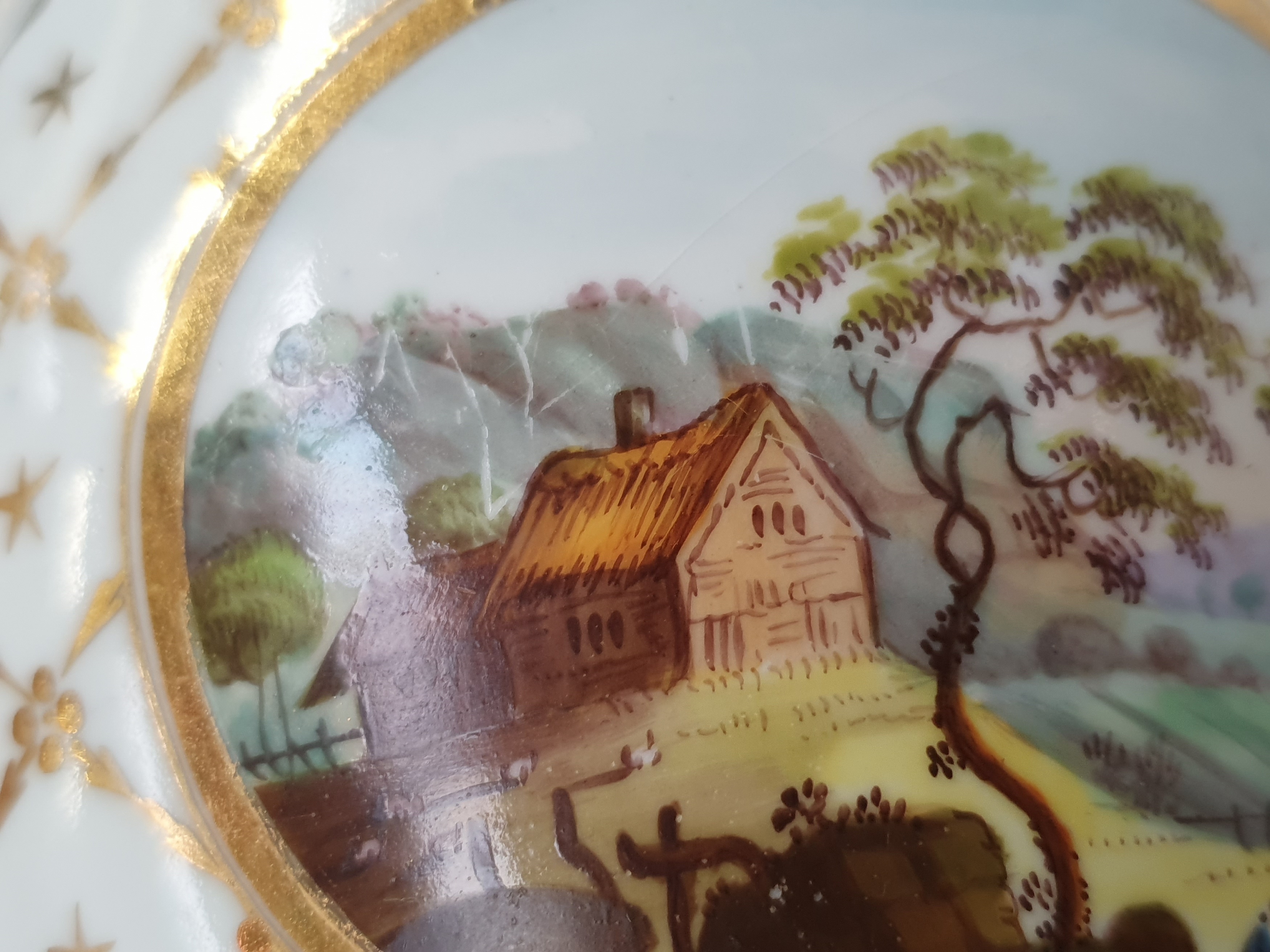 A REGENCY MINTON BONE CHINA COFFEE POT, TEA POT, CUP AND SAUCER, CIRCA 1810 - Image 6 of 18