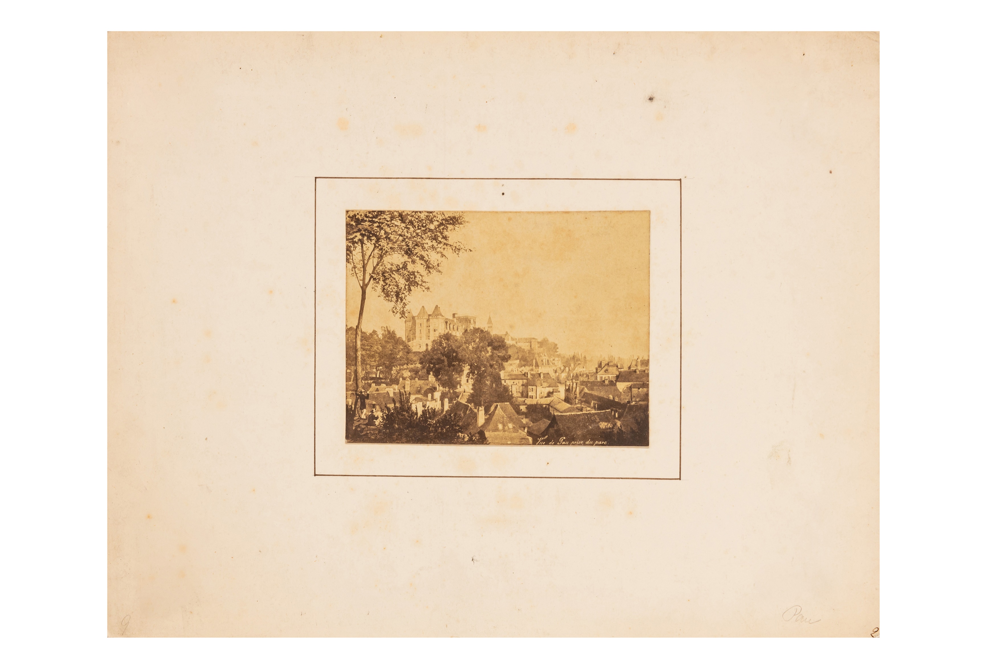 PYRÉNÉES, PAU, VUE PRISE DU PARC BEAUMONT, c.1870s - Image 2 of 4