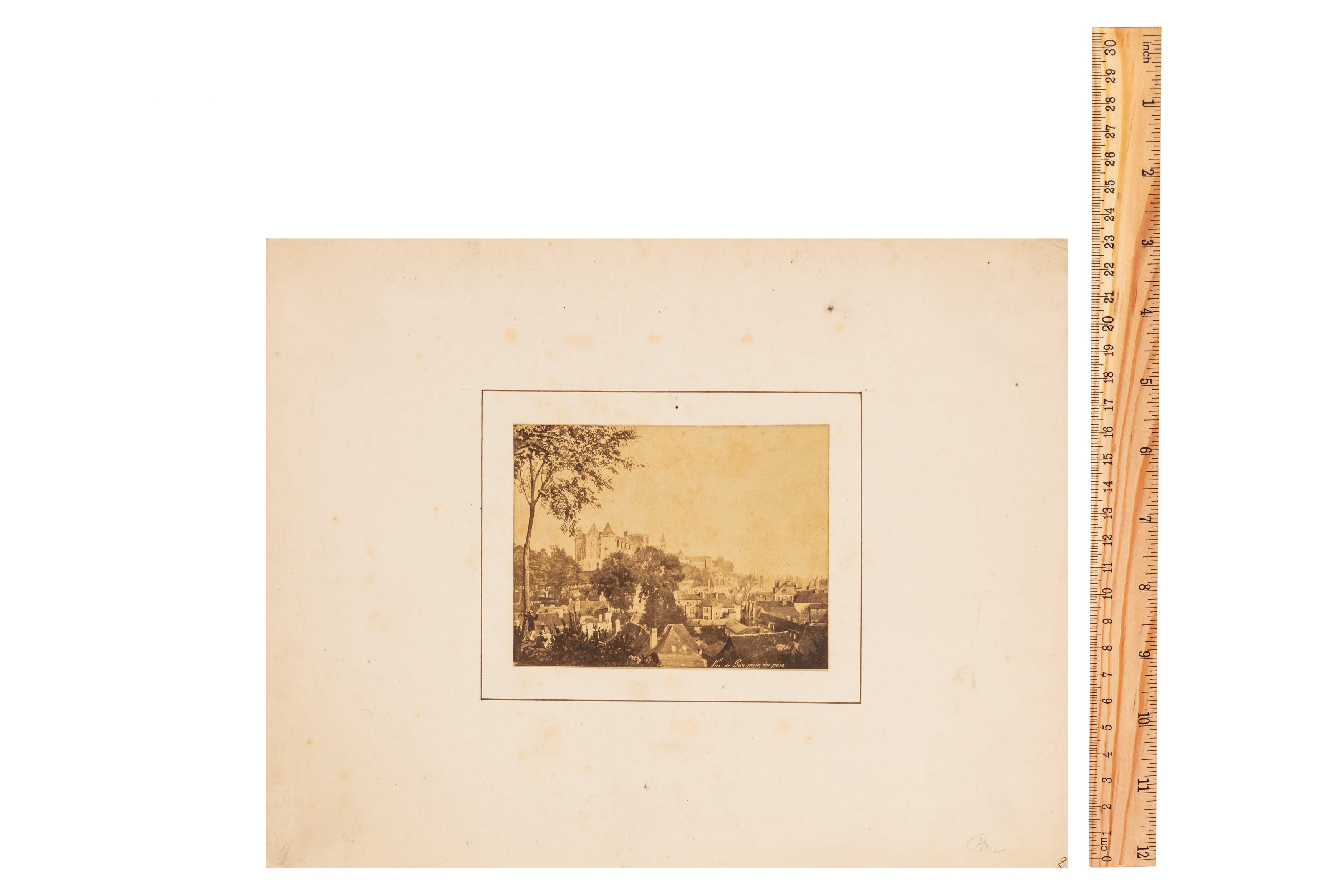 PYRÉNÉES, PAU, VUE PRISE DU PARC BEAUMONT, c.1870s - Image 4 of 4