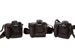 A Selection of Professional Nikon DSLR Cameras