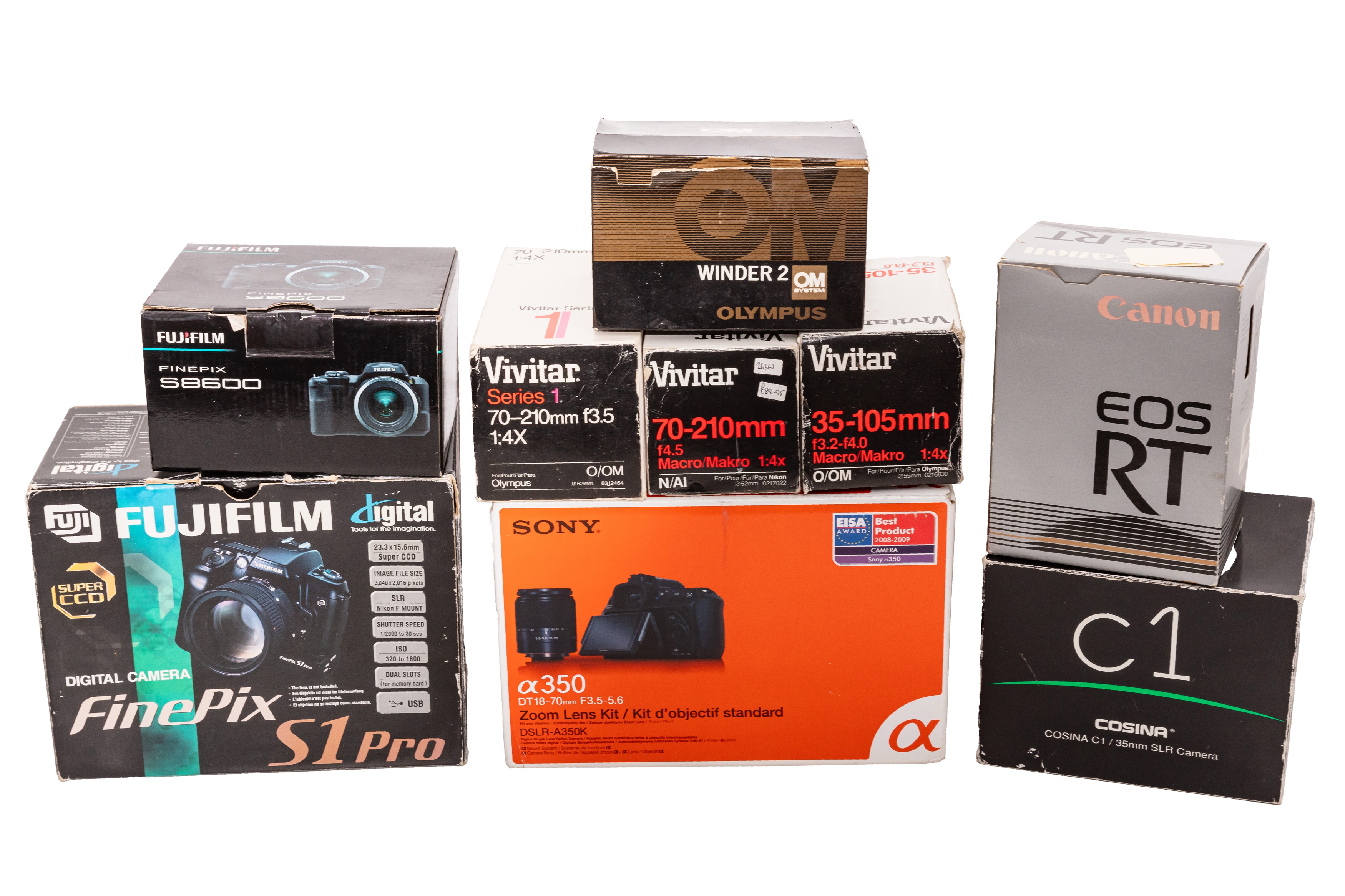 A Selection of Boxed Cameras